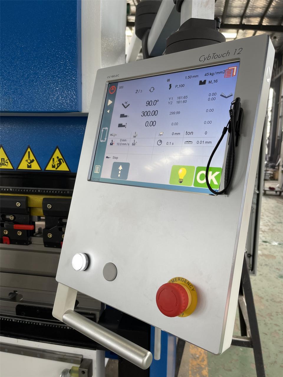 160t-4000 4-осна CNC хидравлична преса за огъване