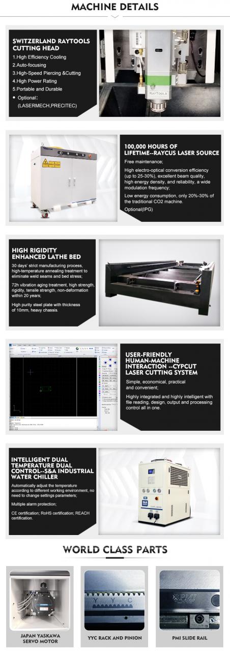1kw 2kw 3kw 6kw Cnc Fiber Laser Cutting Machines For Stainless Steel Metal Sheet 1kw 2kw 3kw 6kw Cnc машини за лазерно рязане на влакна за метален лист от неръждаема стомана