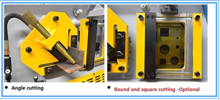 60t Q35-16 Hydraulic Ironworker Shearing Punching Bending And Notching Machine 60t Q35-16 Хидравлична железарска ножица за щанцоване, огъване и нарязване