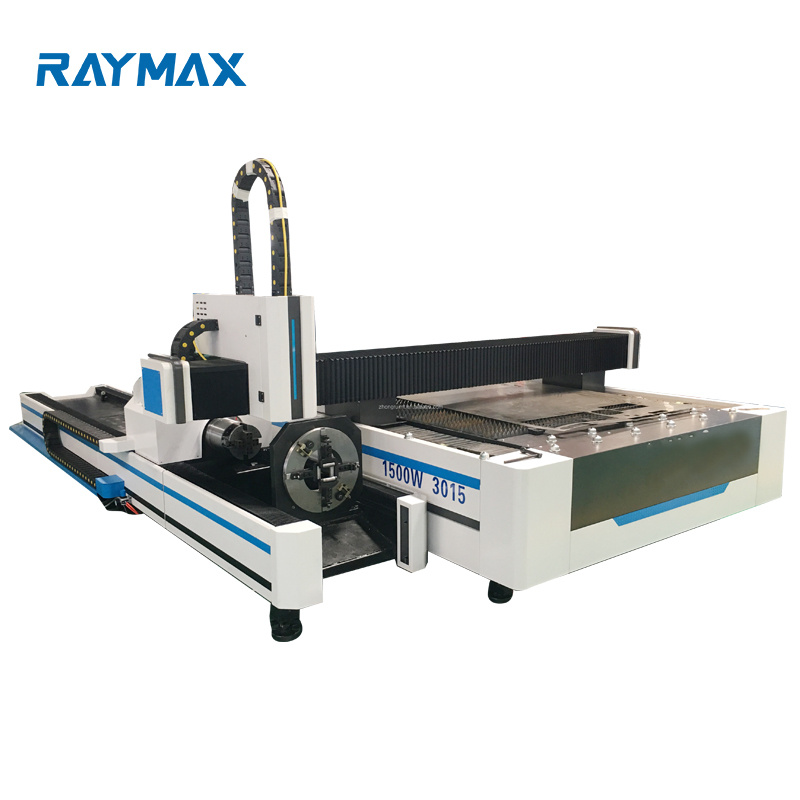 Ротационен CNC метален тръбен тръбен лист лазерен нож 2000w машина за лазерно рязане на влакна