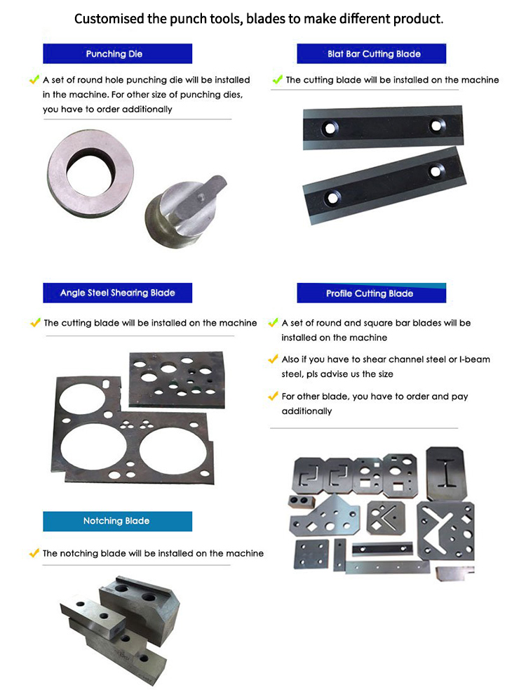 Hydraulic Ironworker 25 Ton Hand Tools Hydraulic Combined Punching And Cutting Machine Хидравличен Ironworker 25 тона ръчни инструменти Хидравлична комбинирана машина за щанцоване и рязане