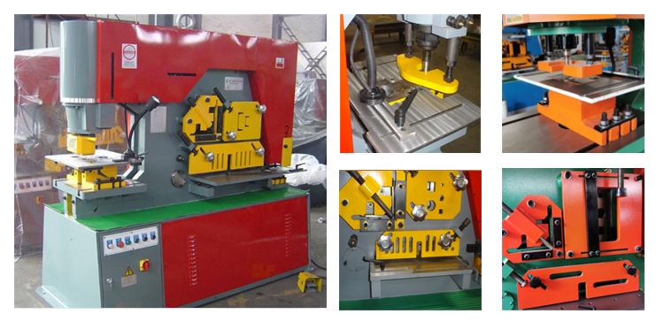 Q35y Hydraulic Ironworker Combined Drilling Machine Punching And Shearing Machine Q35y Хидравлична железарска комбинирана пробивна машина Машина за щанцоване и рязане