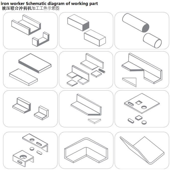 Хидравлична машина за рязане и щанцоване от серия Q35y