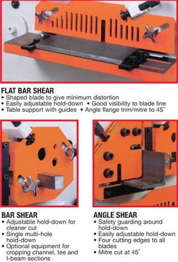 Q35y Series Multifunctional Hydraulic Iron Worker Combined Shearing And Punching Machine Серия Q35y Многофункционална хидравлична комбинирана машина за рязане и щанцоване