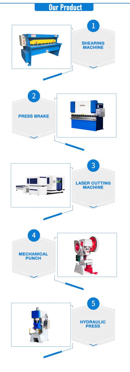 Qc11k-6x2500 Метална гилотинна ножица Гилотинна ножица