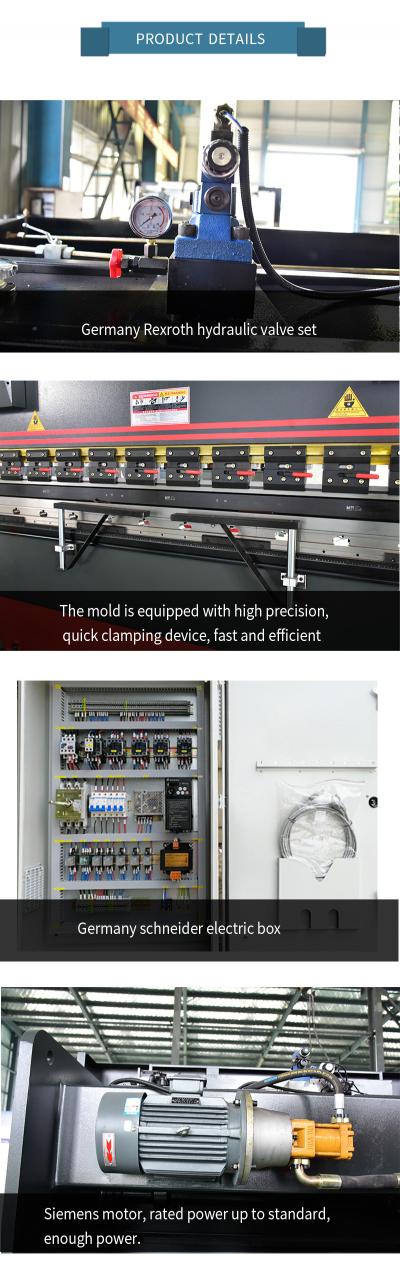 Wc67k-63t/3200 Икономичен тип хидравличен Delem Cnc преса за огъване на метални листове